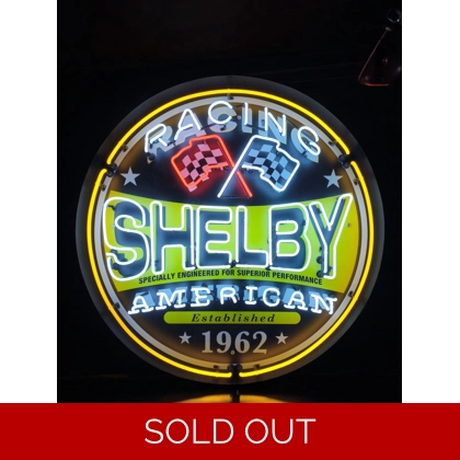 Licensed 36" Shelby Neon Sign / American Racing Neon Signs / Shelby Cobra Signs